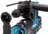 Makita Akku-Kombihammer SDS-MAX – 40V max., inkl. 2x 4,0 Ah Akkus, Ladegerät, MAKPAC & Staubabsaugung DX14 - HR004GM202