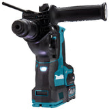 Makita Akku-Kombihammer SDS-MAX – 40V max., inkl. 2x 4,0 Ah Akkus, Ladegerät, MAKPAC & Staubabsaugung DX14 - HR004GM202