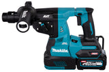 Makita Akku-Kombihammer SDS-MAX – 40V max., inkl. 2x 4,0 Ah Akkus, Ladegerät, MAKPAC & Staubabsaugung DX14 - HR004GM202