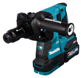 Makita Akku-Kombihammer SDS-MAX – 40V max., inkl. 2x 4,0 Ah Akkus, Ladegerät, MAKPAC & Staubabsaugung DX14 - HR004GM202