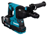 Makita Akku-Kombihammer SDS-MAX – 40V max., inkl. 2x 4,0 Ah Akkus, Ladegerät, MAKPAC & Staubabsaugung DX14 - HR004GM202