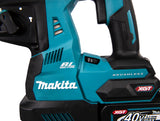 Makita Akku-Kombihammer SDS-MAX – 40V max., inkl. 2x 4,0 Ah Akkus, Ladegerät & MAKPAC - HR004GM201