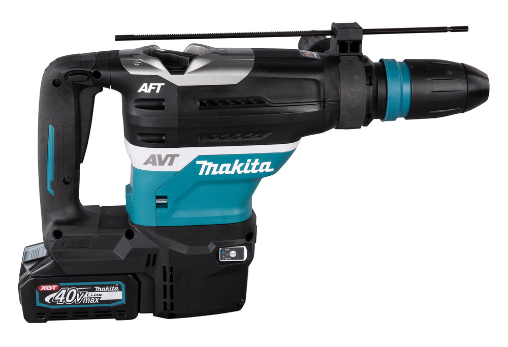 Makita Akku-Kombihammer SDS-MAX – 40V max., 2x 4,0 Ah Akkus, inkl. Schnellladegerät & AWS - HR005GM202