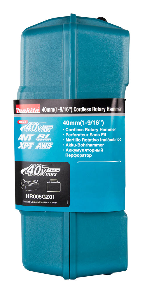 Makita Akku-Kombihammer SDS-MAX – 40V max., 8,0 J Schlagstärke - HR005GZ01