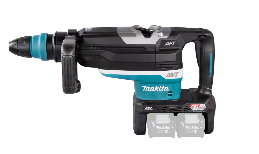 Makita Akku-Kombihammer SDS-MAX – 2x 40V max. (80V), 21,4 J Schlagstärke - HR006GZ