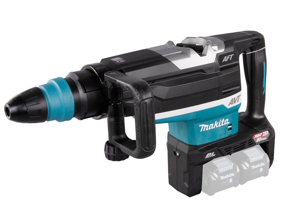 Makita Akku-Kombihammer SDS-MAX – 2x 40V max. (80V), 21,4 J Schlagstärke - HR006GZ