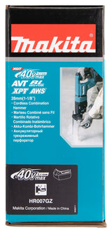 Makita Akku-Kombihammer SDS-PLUS – 40V max., AVT, AFT & AWS - HR007GZ