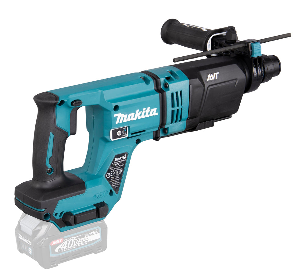 Makita Akku-Kombihammer SDS-PLUS – 40V max., AVT, AFT & AWS - HR007GZ