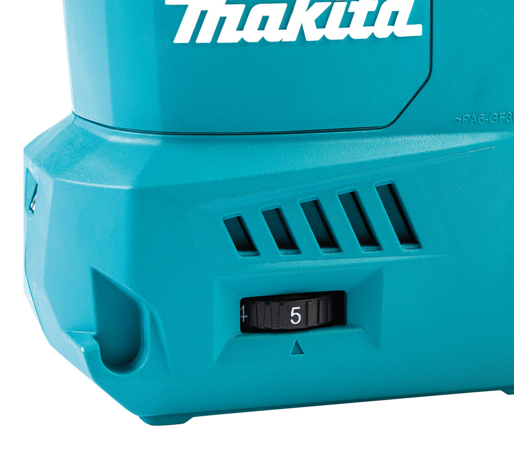 Makita Akku-Kombihammer SDS-PLUS – 40V max., 3,9 J Schlagstärke, optional DX10 Staubabsaugung - HR008GZ