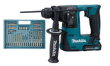 Makita Akku-Bohrhammer SDS-PLUS – 18V, 1,0 J Schlagstärke, kompakt & mit Zubehörset - HR140DSAE1