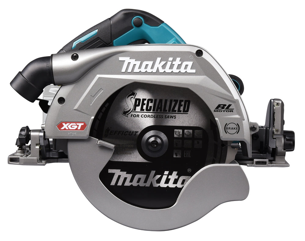 Makita 40V max. Akku-Handkreissäge 235 mm – 85 mm Schnitttiefe, bürstenlos & mit AWS - HS009GZ