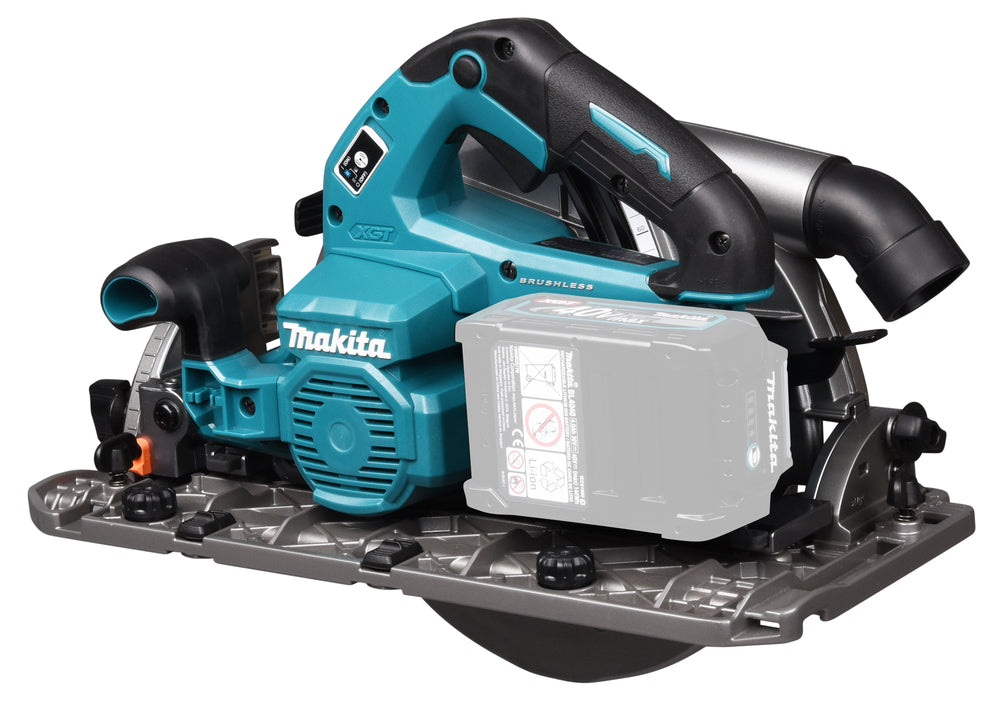 Makita 40V max. Akku-Handkreissäge 235 mm – 85 mm Schnitttiefe, bürstenlos & mit AWS - HS009GZ