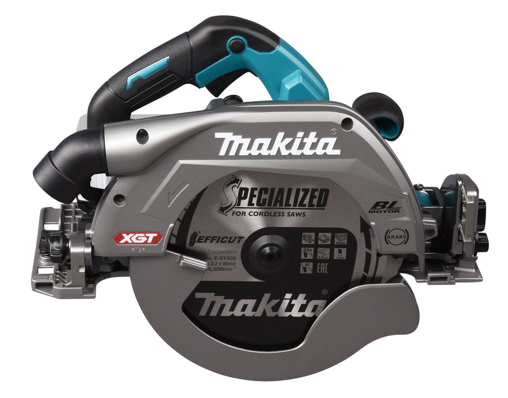 Makita 40V max. Akku-Handkreissäge 235 mm – 85 mm Schnitttiefe, bürstenlos & mit AWS - HS009GZ