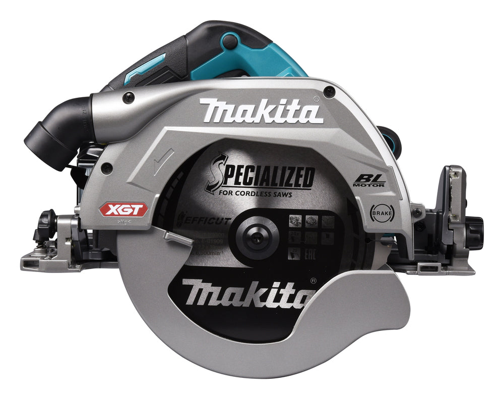 Makita 40V max. Akku-Handkreissäge 235 mm – 85 mm Schnitttiefe, bürstenlos & mit AWS - HS009GT201