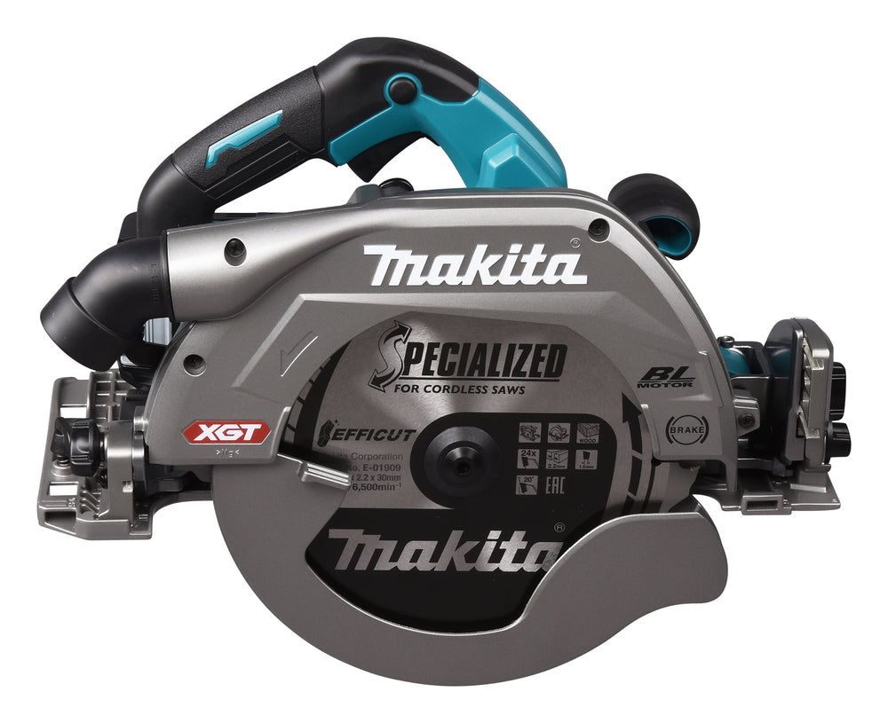Makita 40V max. Akku-Handkreissäge 235 mm – 85 mm Schnitttiefe, bürstenlos & mit AWS - HS009GT201