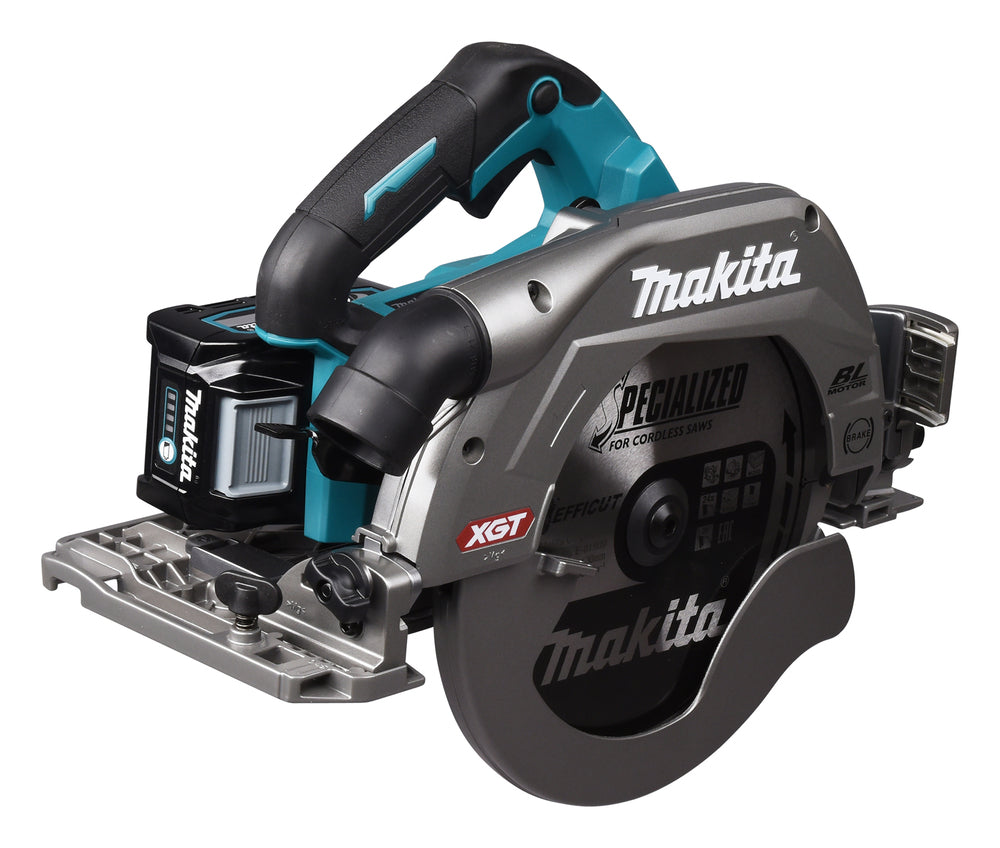 Makita 40V max. Akku-Handkreissäge 235 mm – 85 mm Schnitttiefe, bürstenlos & mit AWS - HS009GT201