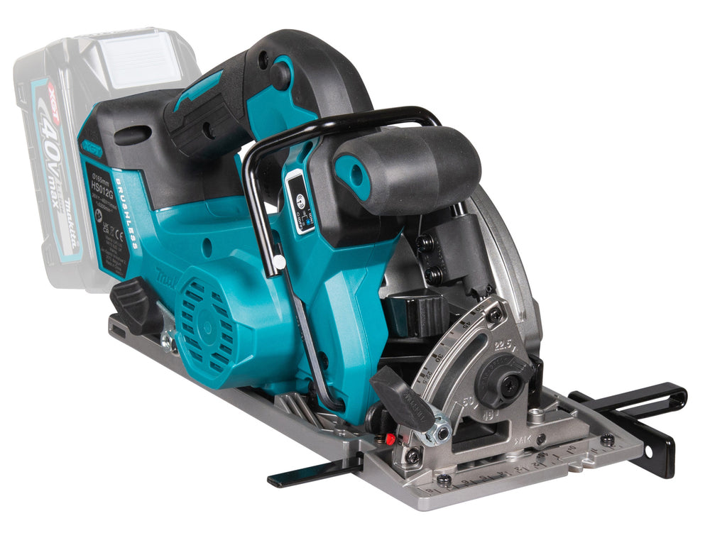 Makita Akku-Handkreissäge – bürstenlos, mit LED & AWS-Staubabsaugung - HS012GZ