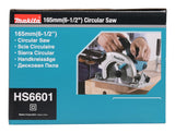 Makita Handkreissäge 165 mm – kompakt, robust & präzise mit 1.050 W - HS6601J