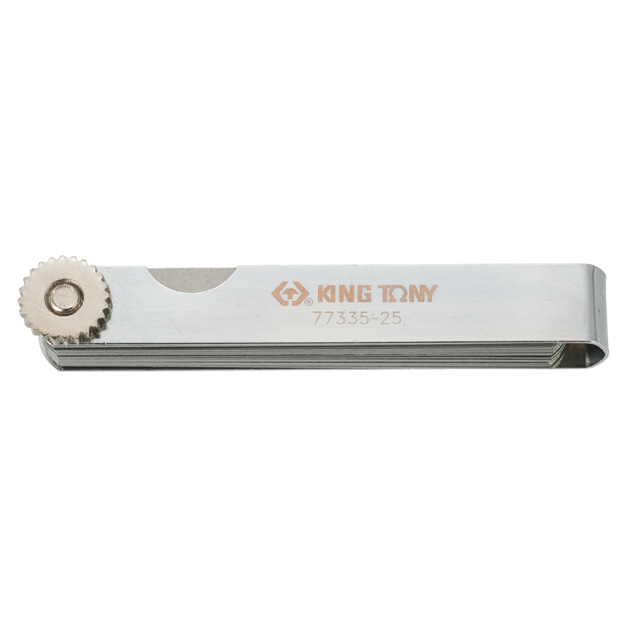 KING TONY Profi-Werkzeuge - Dickenmessgerät, metrisch - 25 Klingen 7733525