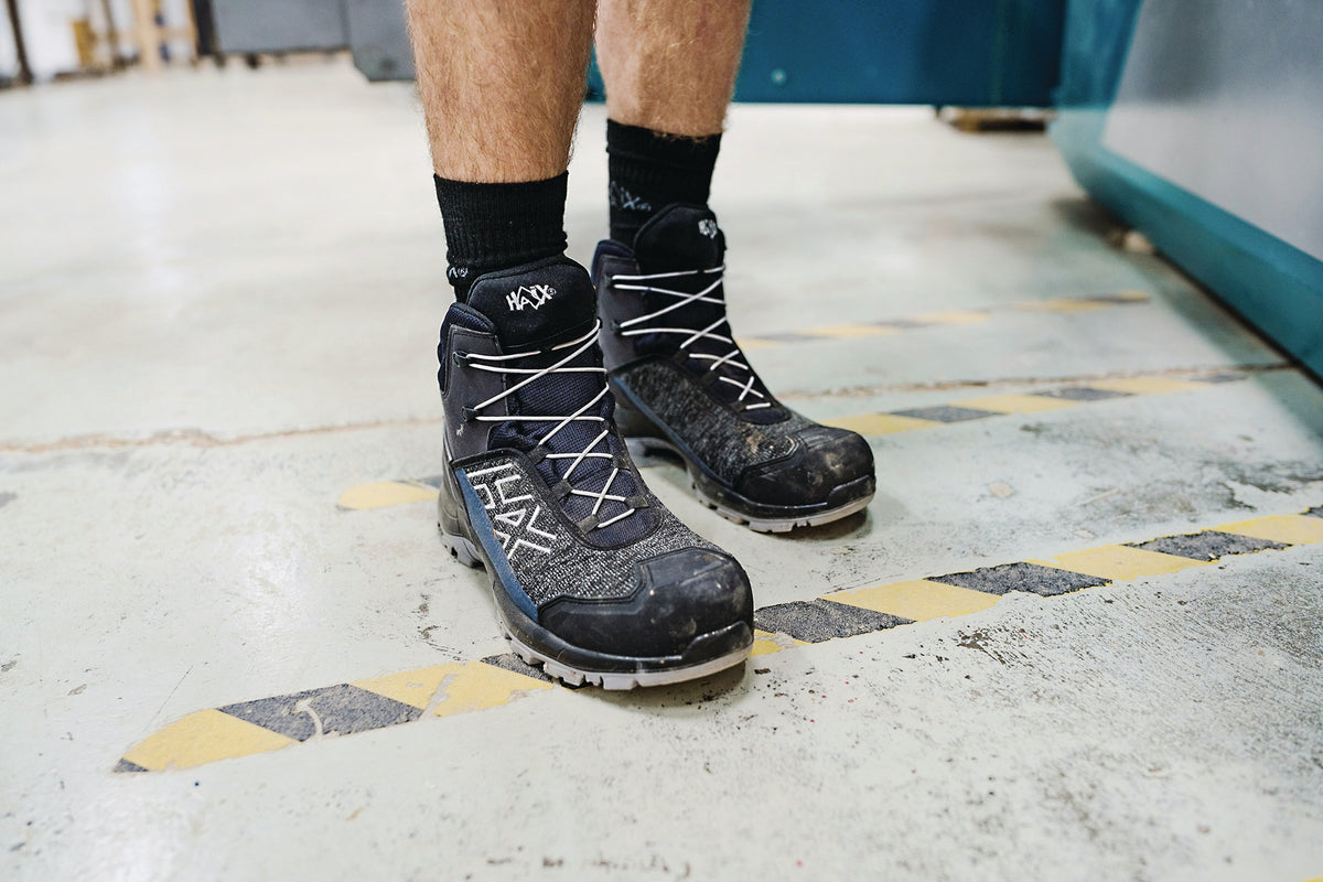 HAIX Sicherheitsstiefel BE Safety 410 blue S7S HRO HI CI FO SC SR – wasserdicht, metallfrei, GORE-TEX