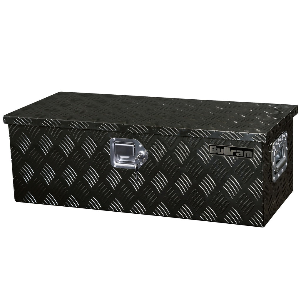 Bullram Werkzeugkiste Riffelblech schwarz medium – JSB76B