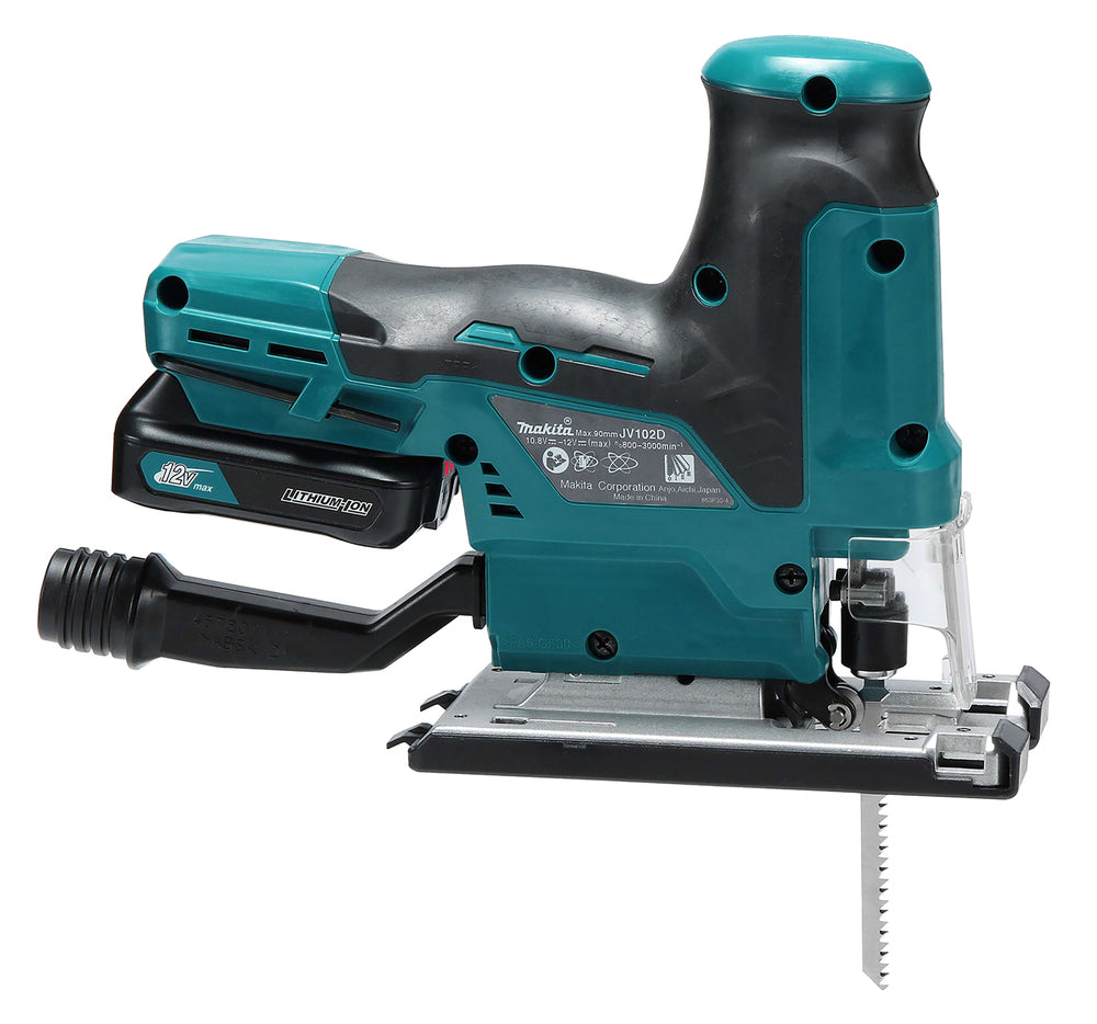 Makita Akku-Pendelhubstichsäge – 90 mm Schnittleistung, LED & werkzeugloser Wechsel - JV102DSMJ