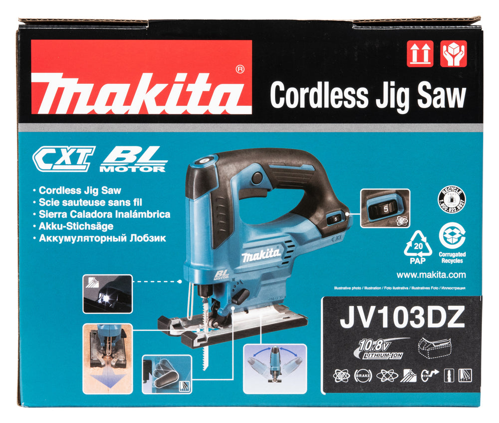 Makita Akku-Pendelhubstichsäge – leistungsstark, präzise & kompakt - JV103DZ