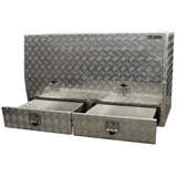 Bullram Werkzeugkiste Riffelblech mit Tür & 2 Schubladen – JSB14SDD2