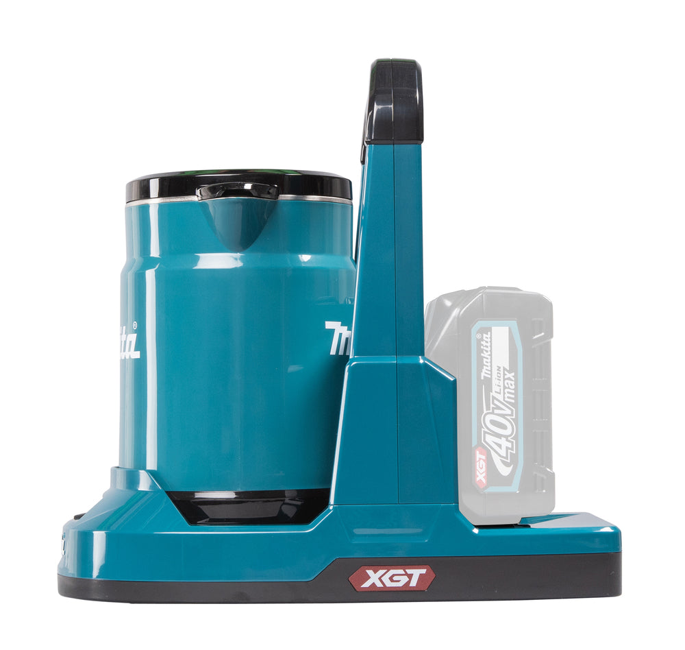 Makita Akku-Wasserkocher 40V max – mobiler Wasserkocher für Baustelle, Camping & Outdoor - KT001GZ