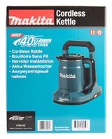 Makita Akku-Wasserkocher 40V max – mobiler Wasserkocher für Baustelle, Camping & Outdoor - KT001GZ