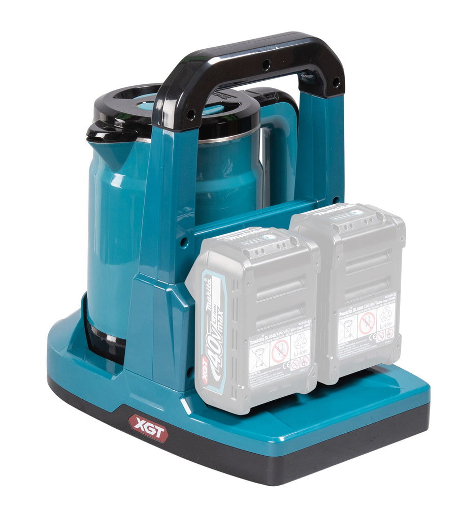 Makita Akku-Wasserkocher 40V max – mobiler Wasserkocher für Baustelle, Camping & Outdoor - KT001GZ