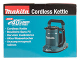 Makita Akku-Wasserkocher 40V max – mobiler Wasserkocher für Baustelle, Camping & Outdoor - KT001GZ