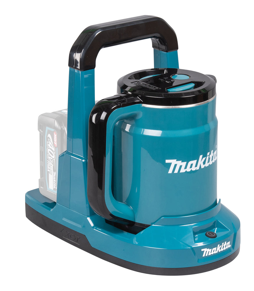 Makita Akku-Wasserkocher 40V max – mobiler Wasserkocher für Baustelle, Camping & Outdoor - KT001GZ
