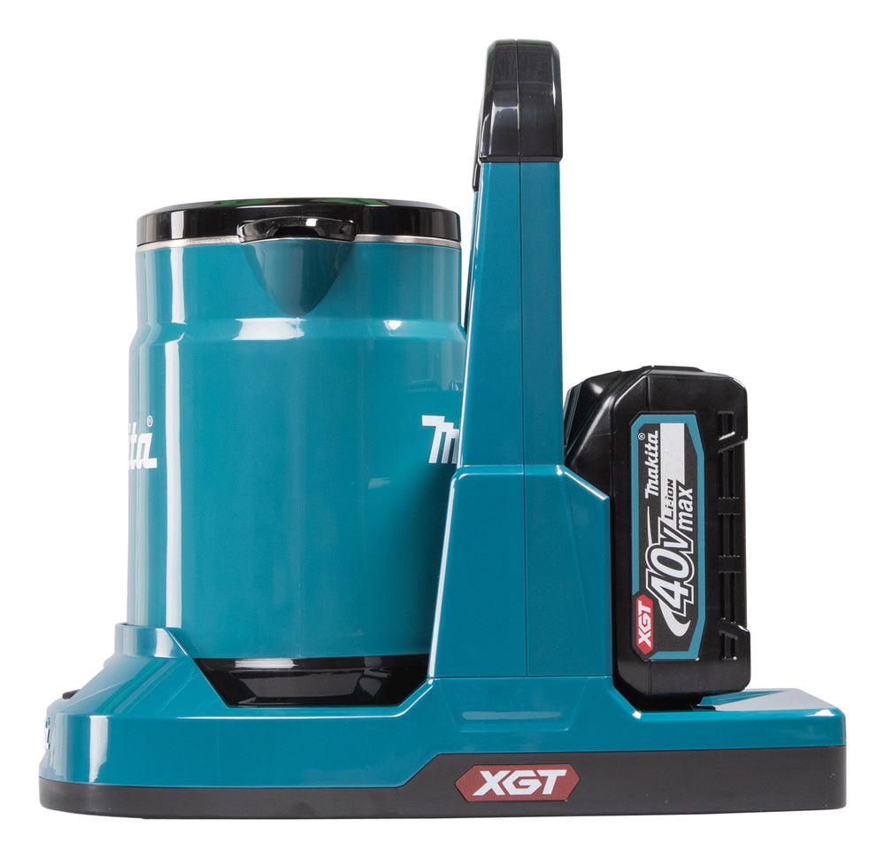 Makita Akku-Wasserkocher 40V max – mobiler Wasserkocher für Baustelle, Camping & Outdoor - KT001GZ