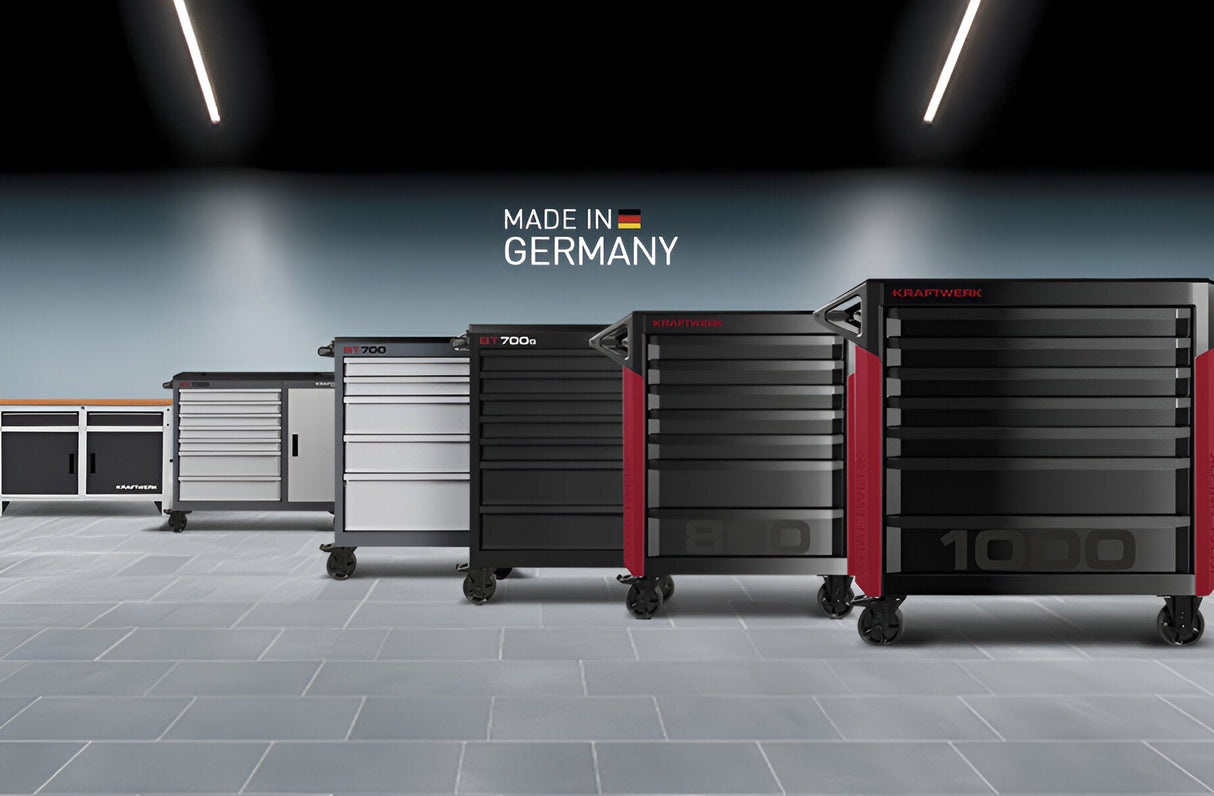 Kraftwerk Werkstattwagen „Made in Germany“ Modell PRO LINE  PT800, 7 Schubladen, leer