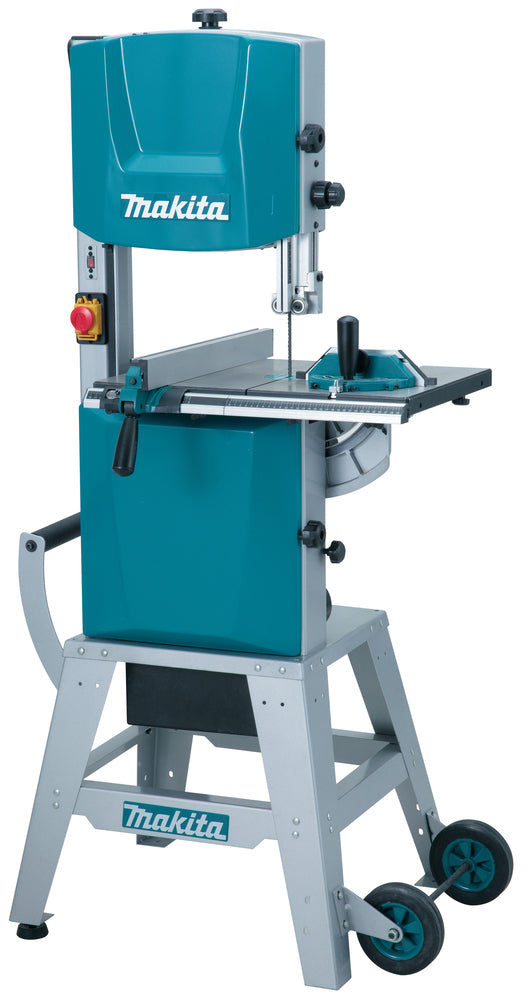 Makita Bandsäge mit Untergestell – 165 mm Schnitthöhe, neigbarer Tisch, LED-Beleuchtung - LB1200F