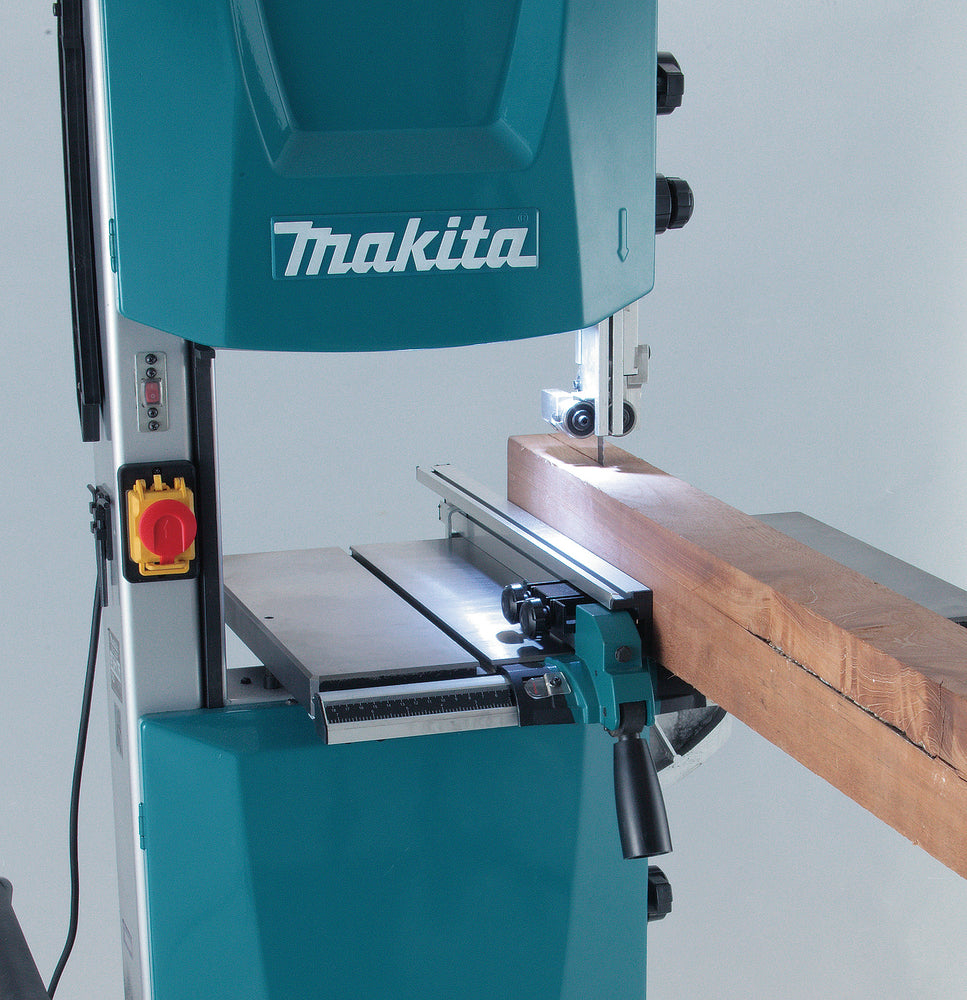 Makita Bandsäge mit Untergestell – 165 mm Schnitthöhe, neigbarer Tisch, LED-Beleuchtung - LB1200F