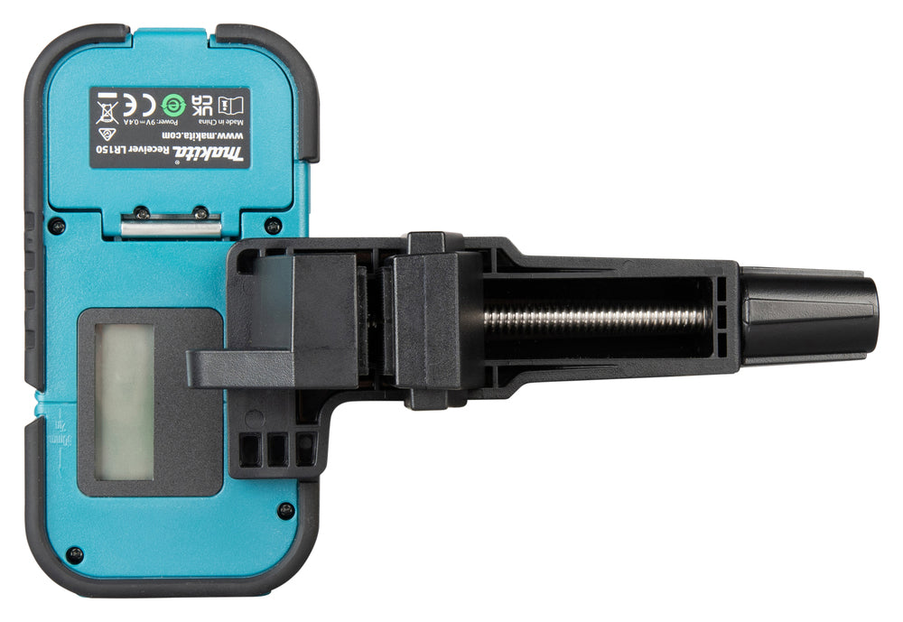 Makita Laser-Empfänger LR150 – bis 100 m Reichweite, akustisches & visuelles Signal - LE00796587