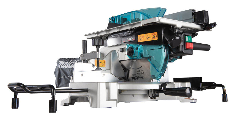 Makita Tisch-/Kapp- und Gehrungssäge – 1.650 W, 260 mm Blatt, Kombimaschine mit LED - LH1040F