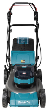 Makita Akku-Rasenmäher mit Stahl-Mähdeck & Dual-Akku-System - LM001GZ