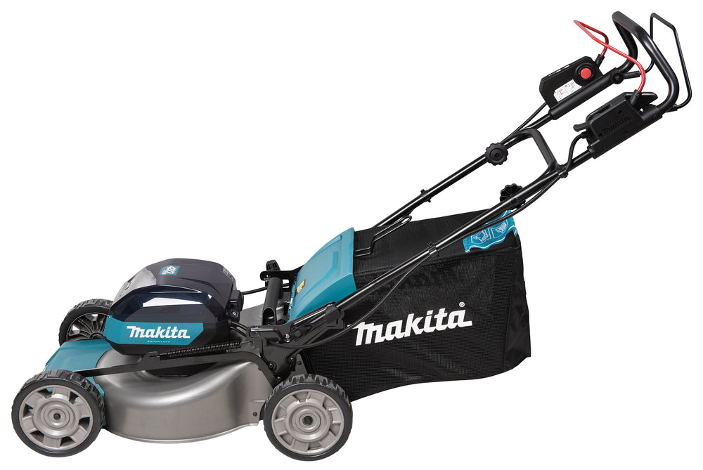 Makita Akku-Rasenmäher mit Stahl-Mähdeck & Dual-Akku-System - LM001GZ