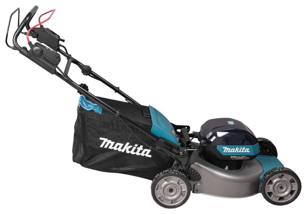 Makita Akku-Rasenmäher mit Stahl-Mähdeck & Dual-Akku-System - LM001GZ