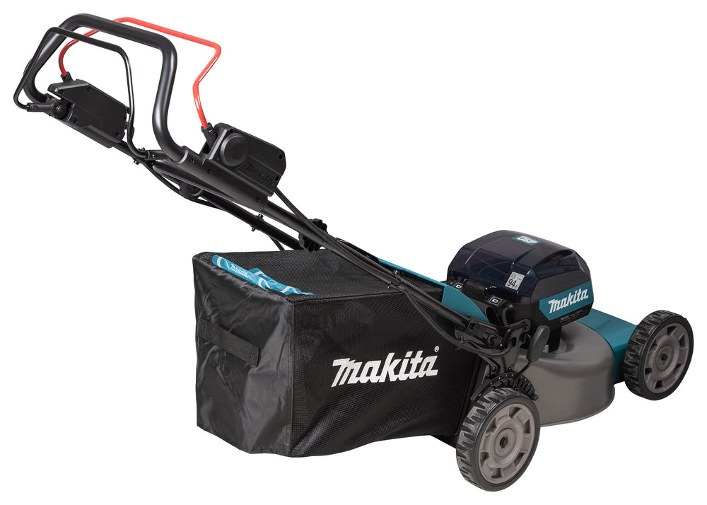 Makita Akku-Rasenmäher mit Stahl-Mähdeck & Dual-Akku-System - LM001GZ