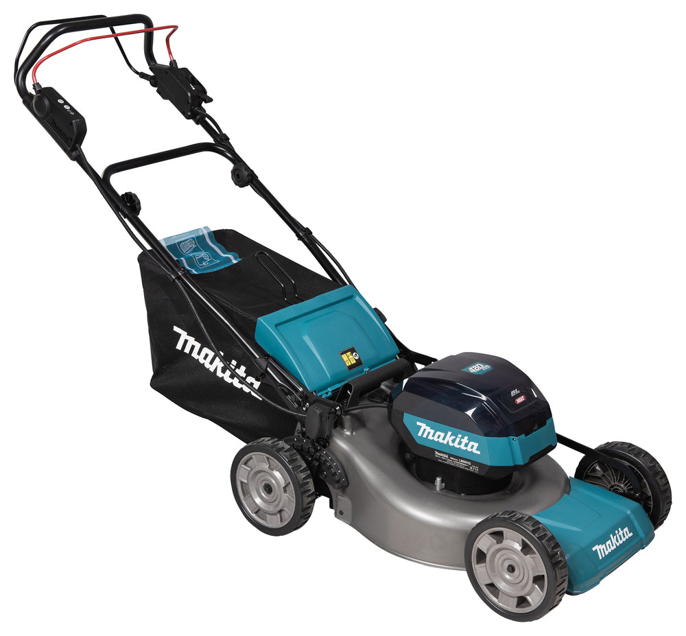 Makita Akku-Rasenmäher mit Stahl-Mähdeck & Dual-Akku-System - LM001GZ