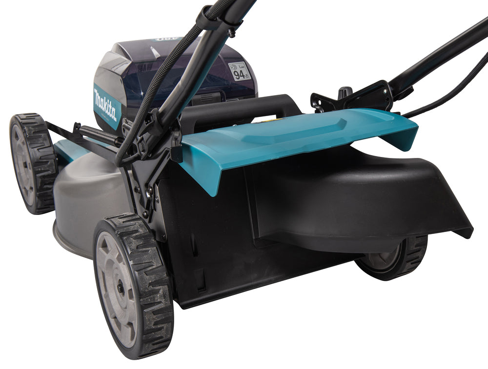 Makita Akku-Rasenmäher mit Stahl-Mähdeck & Dual-Akku-System - LM001GZ