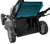 Makita Akku-Rasenmäher mit Dual-Akku-System und Stahl-Mähdeck - LM002GZ