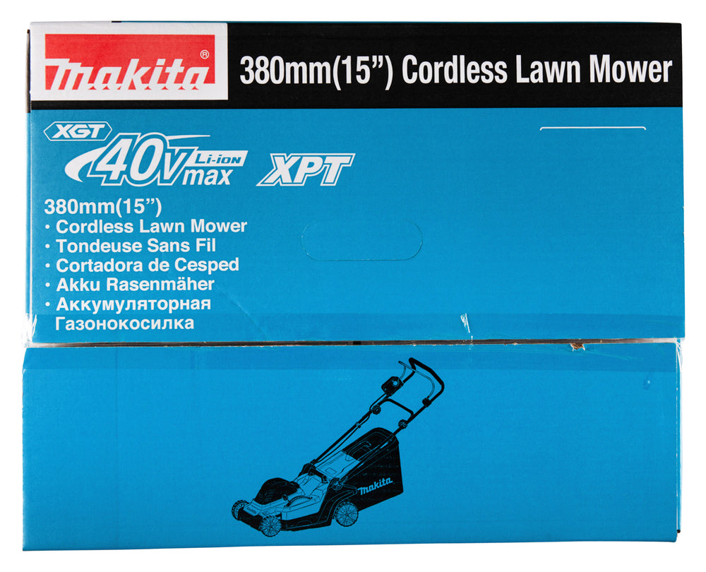 Makita Makita Akku-Rasenmäher – 40V max, 38 cm Schnittbreite & Mulchfunktion - LM003GZ