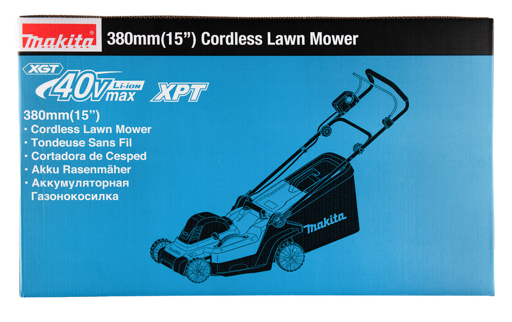 Makita Makita Akku-Rasenmäher – 40V max, 38 cm Schnittbreite & Mulchfunktion - LM003GZ