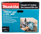 Makita Akku-Kapp- und Gehrungssäge – bürstenlos, LED-Schnittlinie, AWS & kompakte Bauweise - LS002GZ01