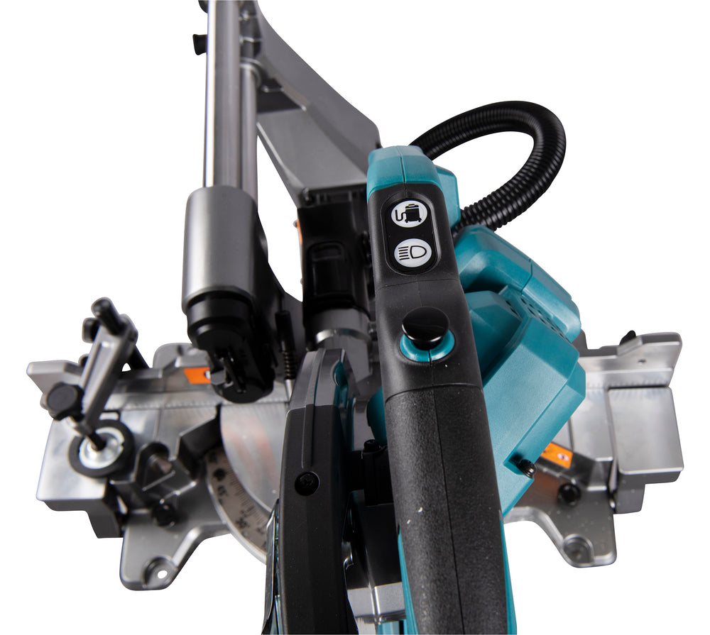 Makita Akku-Kapp- und Gehrungssäge – bürstenlos, LED-Schnittlinie, AWS & kompakte Bauweise - LS002GZ01